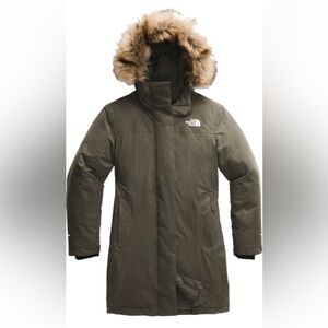 The North Face Arctic Parka.  Size L. Olive green. NWT.